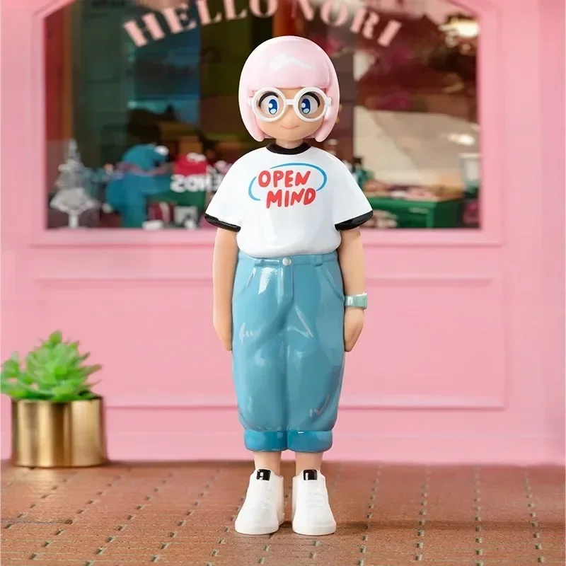 POP MART HELLO NORI シリーズ 本物のブラインドボックスおもちゃ かわいいアニメアクションフィギュア サプライズミステリーボックス人形 女の子へのギフト