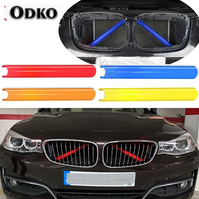 

2X Front Grille Trim Strips Cover Frame Stickers For BMW E60 E61 F20 F10 F30 X3 F25 G01 G30 G20 F11 1 2 3 5 Series M Accessories