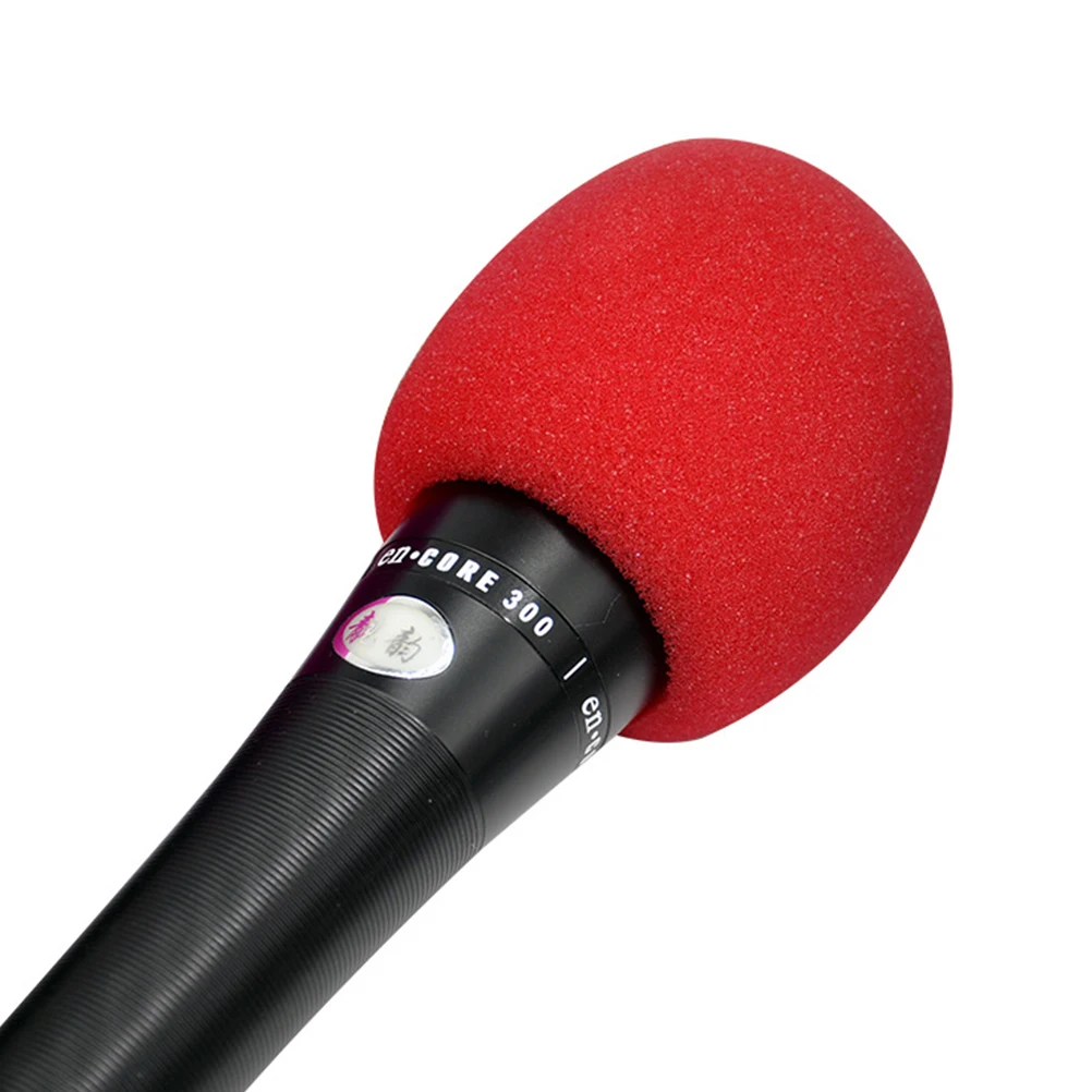 

30 Pcs Microphone Windscreen Cover Cushions Foam Replacement for KTV Dance Conference News Stage Performance Protect Wind Noise
