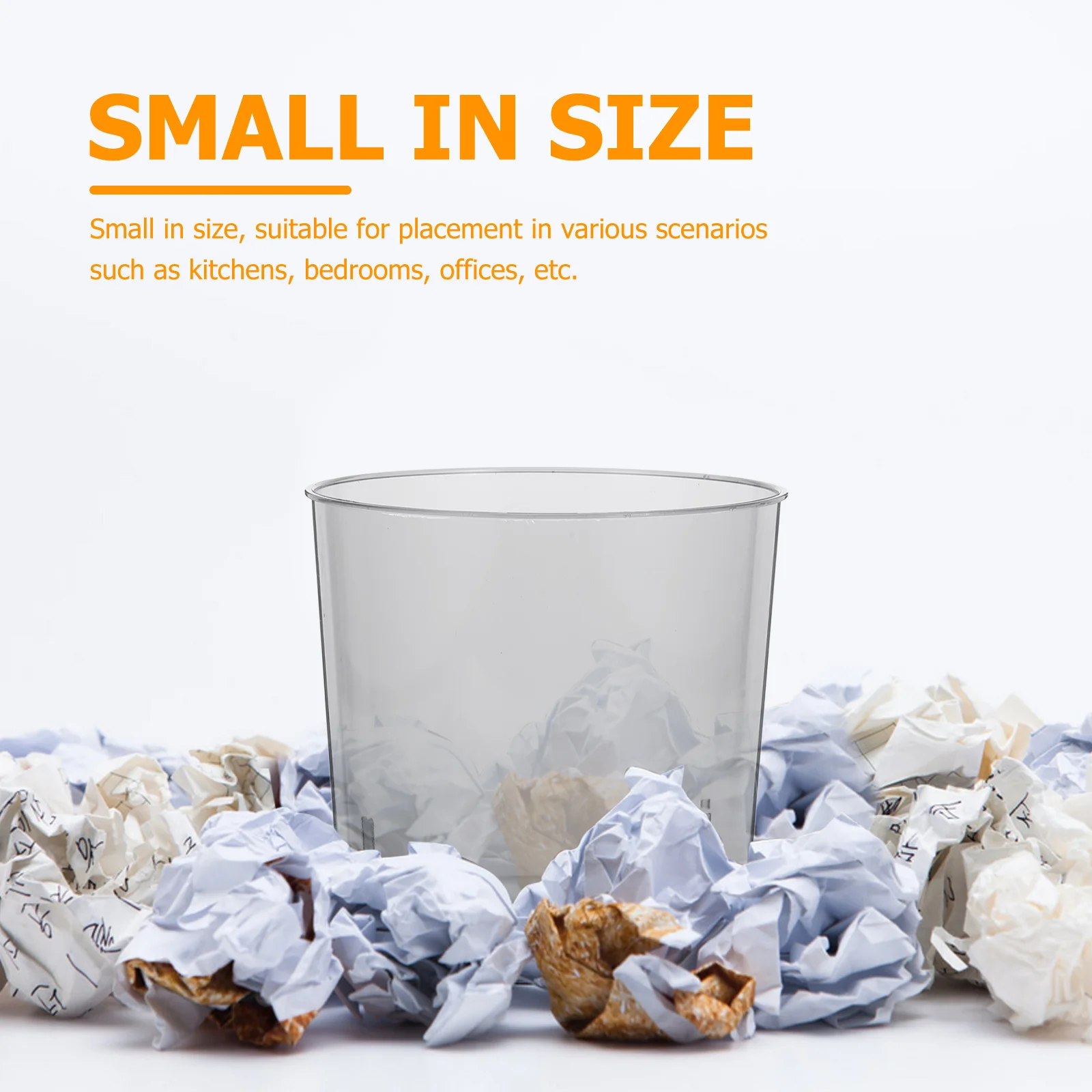 

High Quality Trash Can Large Capacity Plastic Waste Bucket for Bathroom Kitchen Office Bedroom Household Garbage Bin