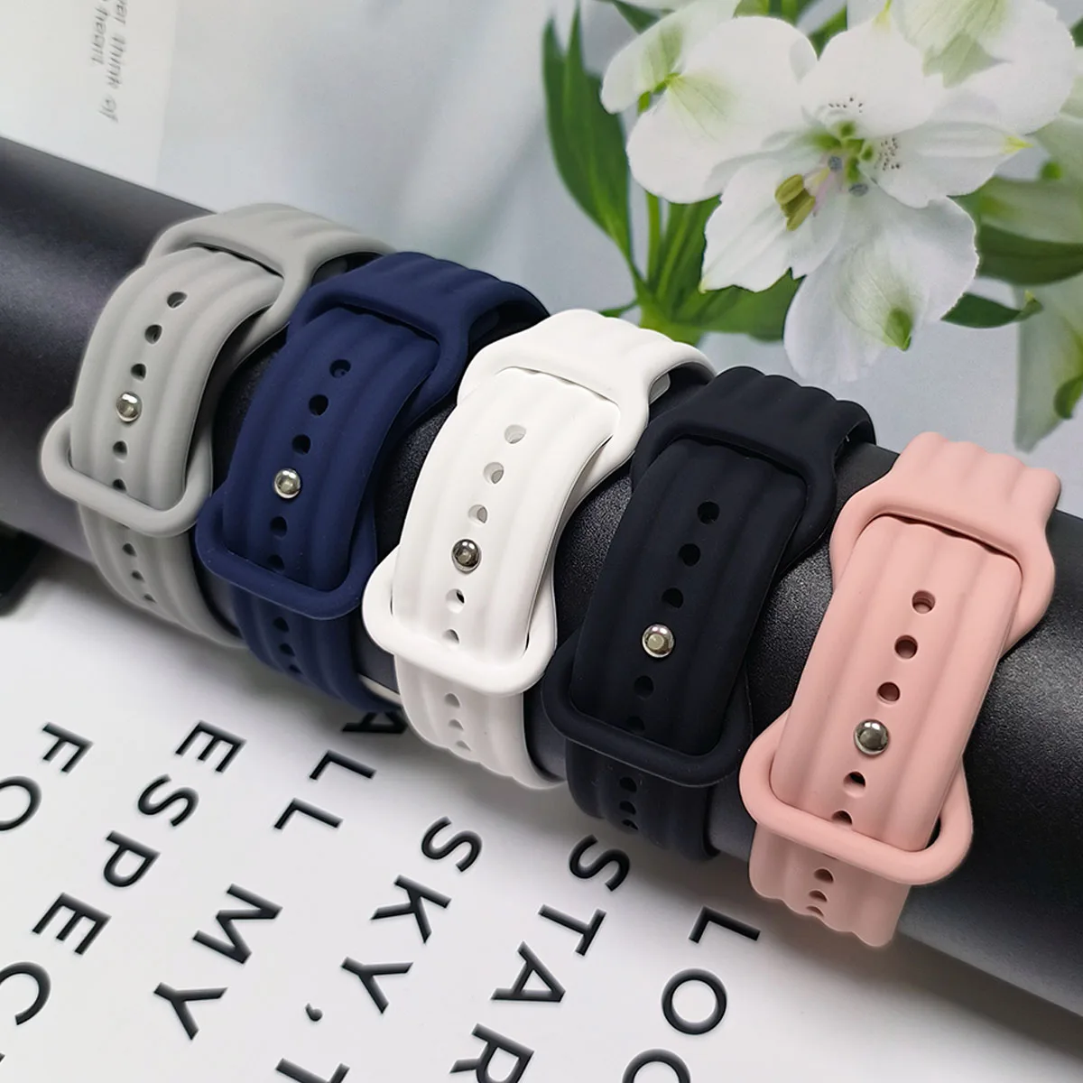 1PCS Silicone Band for Google Fitbit Air Wristband Sport Fitness Tracker Replacement Strap Adjustable for Google Fitbit Air Band