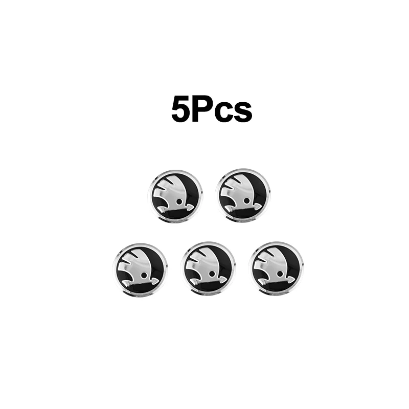 14mm Auto Fernbedienung Schlüssel Aufkleber Aluminium Emblem Aufkleber Für Skoda Octavia Kodiaq Fabia Superb Schnelle Kamiq Karoq Derivati Yeti Enyaq A7