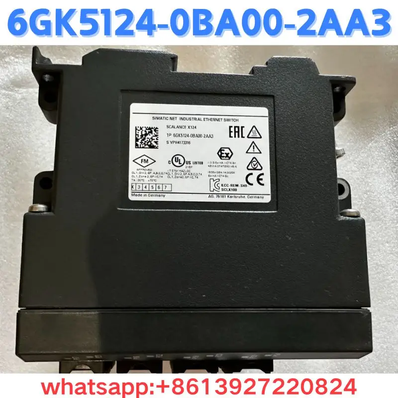 Used Exchang machine 6GK5124-0BA00-2AA3 test OK Fast Shipping