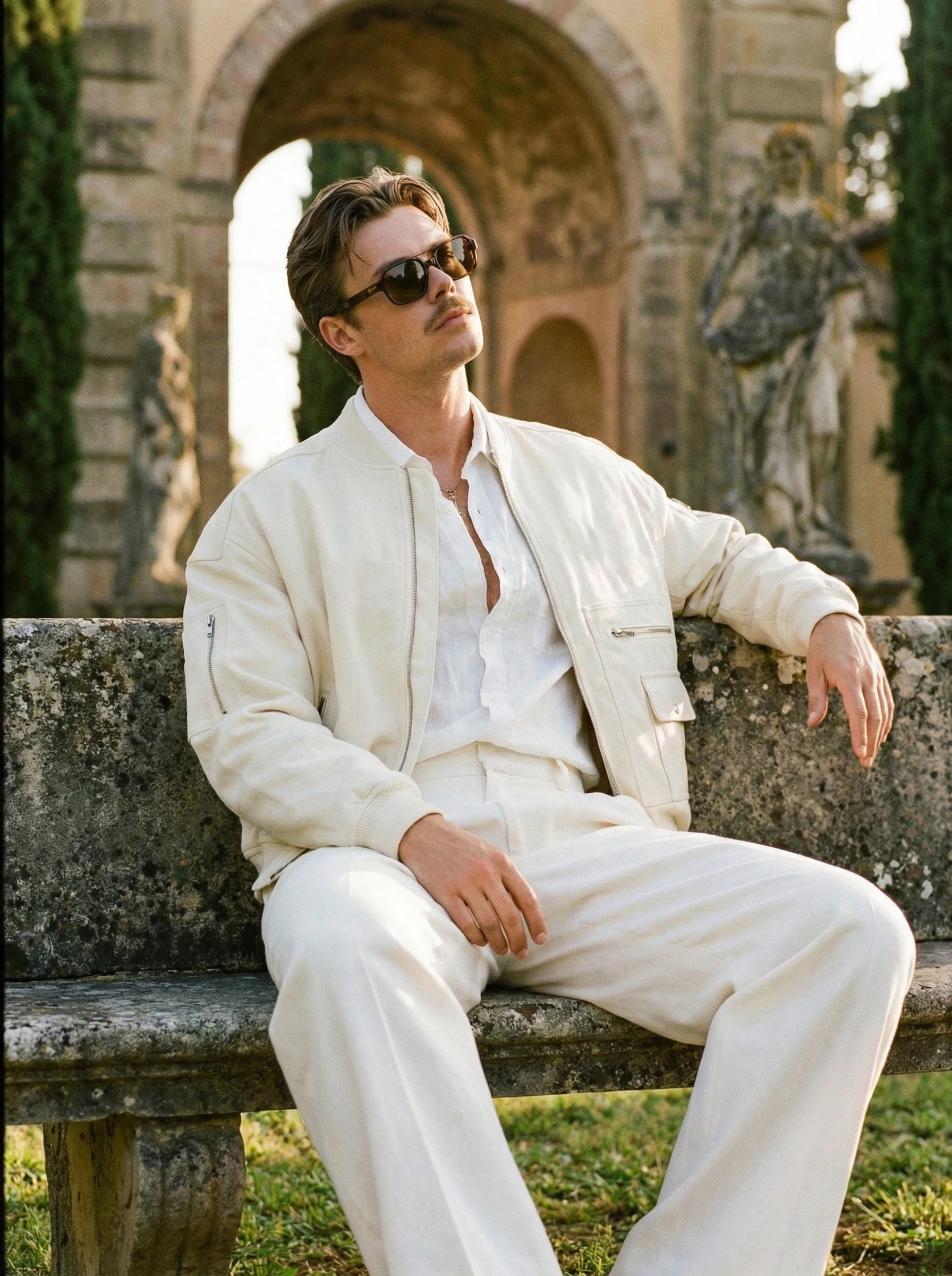 

ex American Retro Sle Jaet Heavy Du Casual Faionable Polyester Fiber Long Sve Zipper Closure Stand Collar Coat