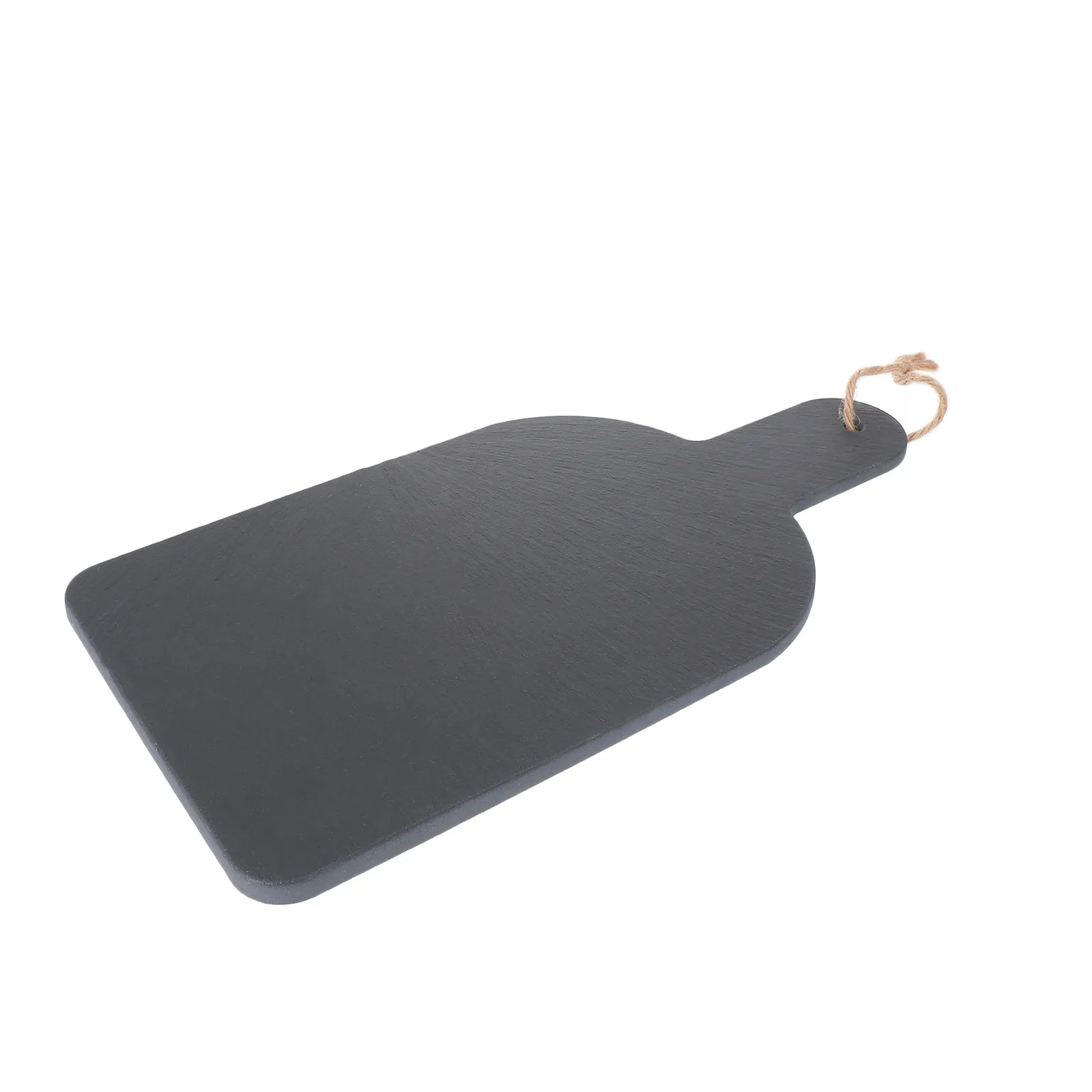 Slate Bread Plate for Hotel Chefs to prevent slipping with dark grey slate material