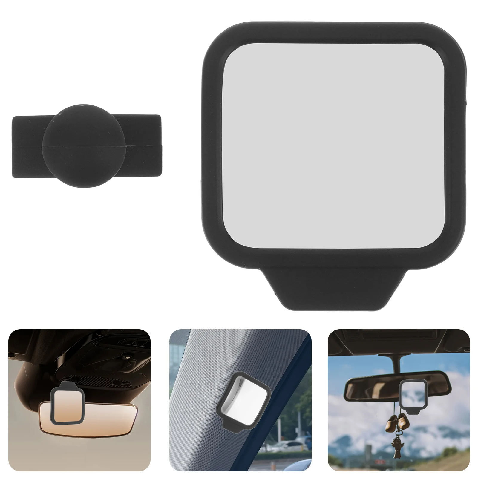 

Blind Spot Car Mirror Silicone Glass Protective Side Rear View Mirror Reversing Parking Auxiliary Automotive Exterior