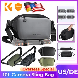 K&F Concept Alpha Camera Sling Bag 10L Photography Shoulder Bag Carrier For Canon Nikon Sony Leica Cameras DJI Mavic Drones Case