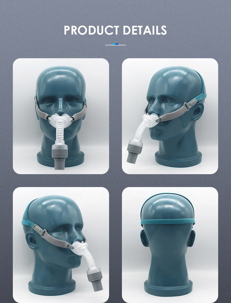 BMC CPAP Mask Waterless Humidification With 3 Size Cushions For Medical Air Breathing Machine Sleep Apnea Anti Snoring Traveling