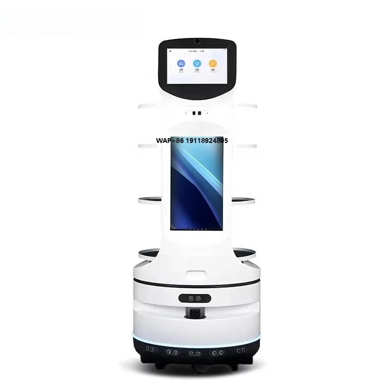 Robot de livraison commercial intelligent pour restaurants, serveur de nourriture, robot humanoïde, robot de service alimentaire