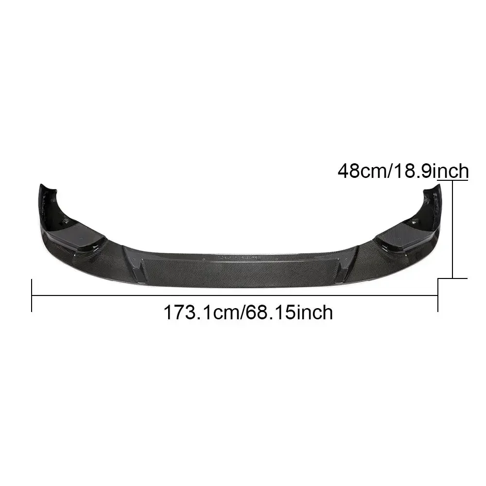 

Carbon Fiber X3M Front Bumper Lip Splitter For BMW F97 X3M F98 X4M 2019-2021