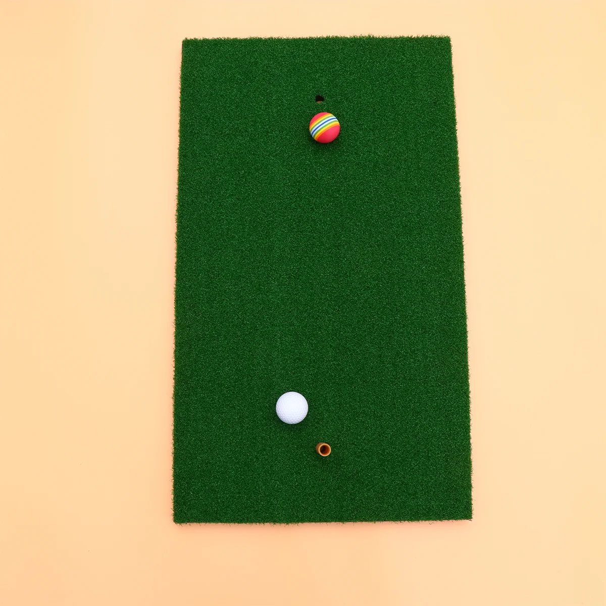 

1PC Mini Practice Mat Indoor Realistic Turf Swing Mat Training Aids for Driving Hitting Chipping Putting (Style A)