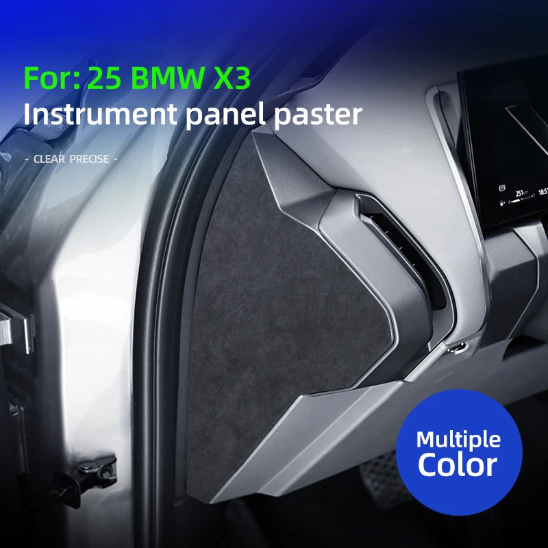 

Fit For BMW X3 G48 G45 2025 2026 Dashboard Side Panels Ultra-thin Italian Suede Sticker On Both Sides Of The Center Console