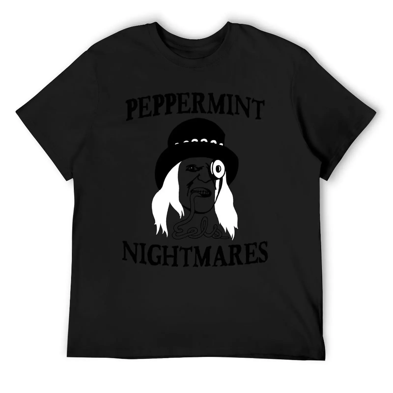 Peppermint Nightmares T-Shirt vintage anime shirt aesthetic clothes custom shirt cotton graphic tees t shirts for men