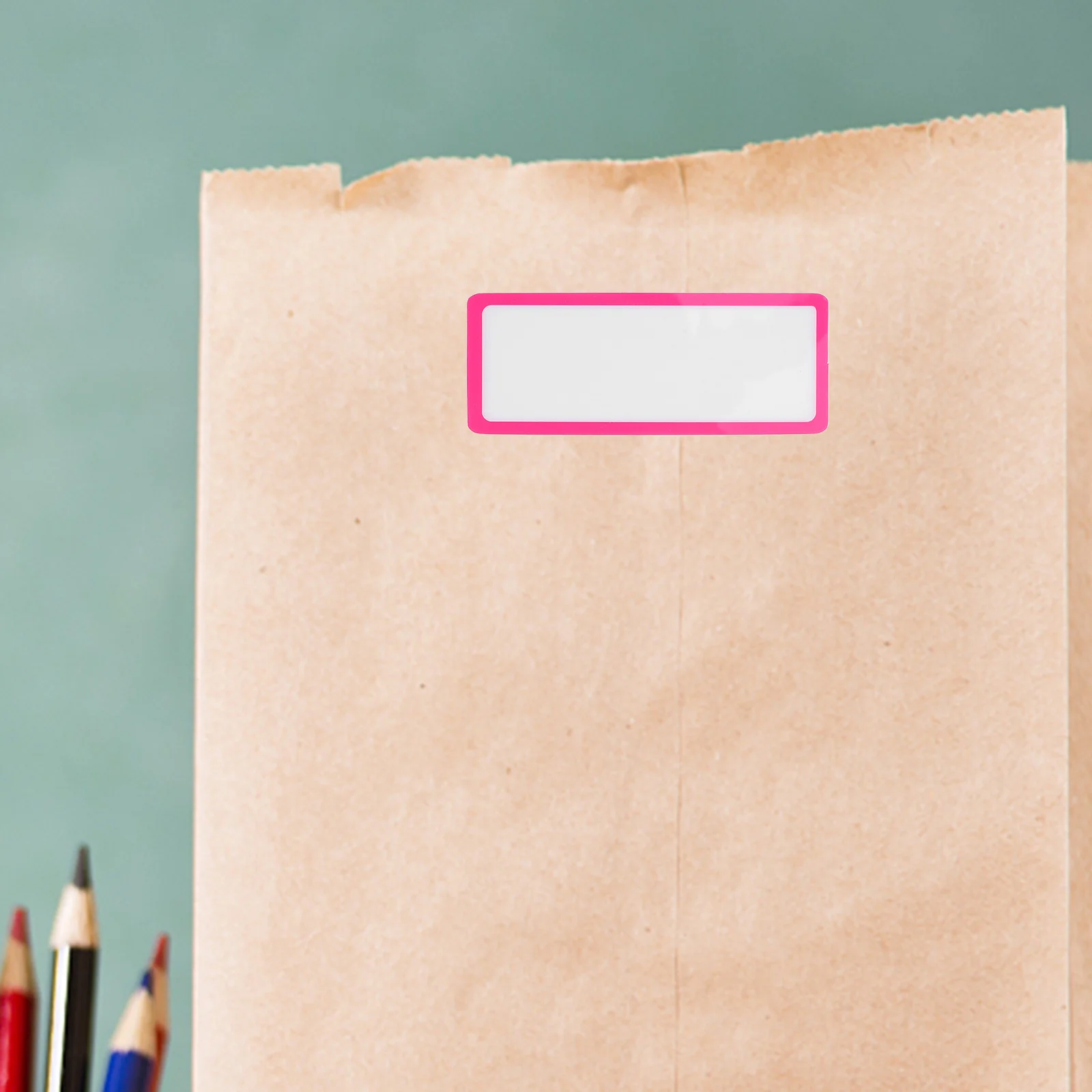 

20pcs Dry Erase Labels Reusable Adhesive Sticky Paper For Pantry Kitchen Jar Storage Bin Labeling School Office Organization