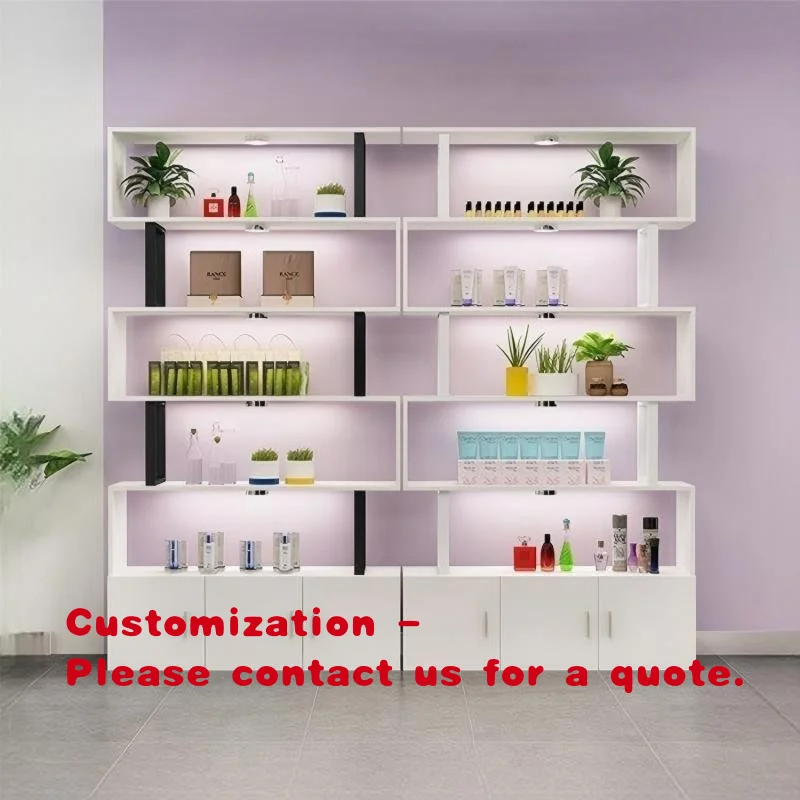 custom.Wide Range of Uses Salon Display Cabinet Beauty Industry with Worry-After-Sales Service and Makeup Display Cabin