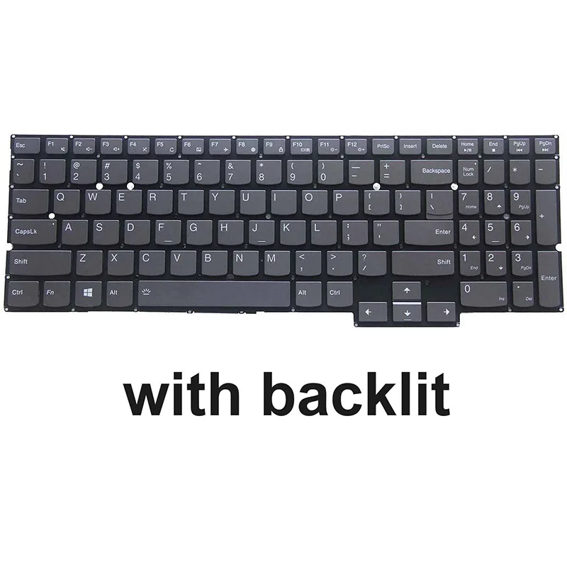 New US Keyboard Backlit For Lenovo Legion Y9000X R9000X Y740S-15 Y740S-15IMH 2019 2020 2020H 2020R