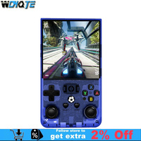 WDYQJE Handheld Video Game Console R36Max Linux 4‘’ Portable Pocket Video Player Machine Retro Gaming Emulator Console Devices