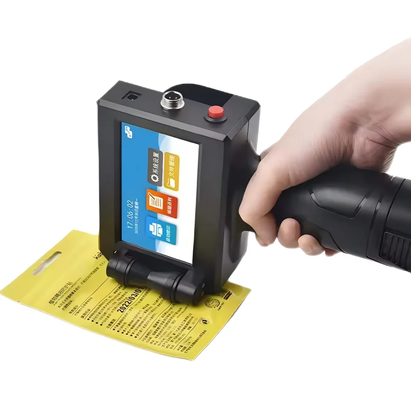 Заводская цена 600 точек на дюйм 12,7 мм Портативная маркировка даты истечения срока годности Кодирование логотипа Ручной струйный принтер Печатная кодировочная машина