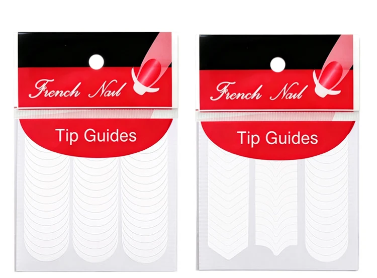 French Tip Maniküre-Aufkleber, 10/50/100 Stück, Nagelkunst-Führungsstreifen, French Line, selbstklebende DIY-Nagelaufkleber, Fransendesigns – Detail 7