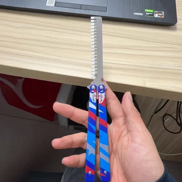 Valorant เกมอาวุธหวีผีเสื้อ GO Vol 2 Melee โลหะวัสดุ SAMURAI SWORD รุ่นมีดผีเสื้อของขวัญของเล่นเด็ก