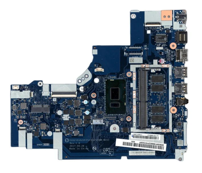 Imagem -02 - Motherboard para Lenovo Ideapad 33015ikb 330-17ikb Laptop Motherboard com Cpu 3855u i3 i5 i7 Ram 4g 100 Teste Funciona Nm-b451