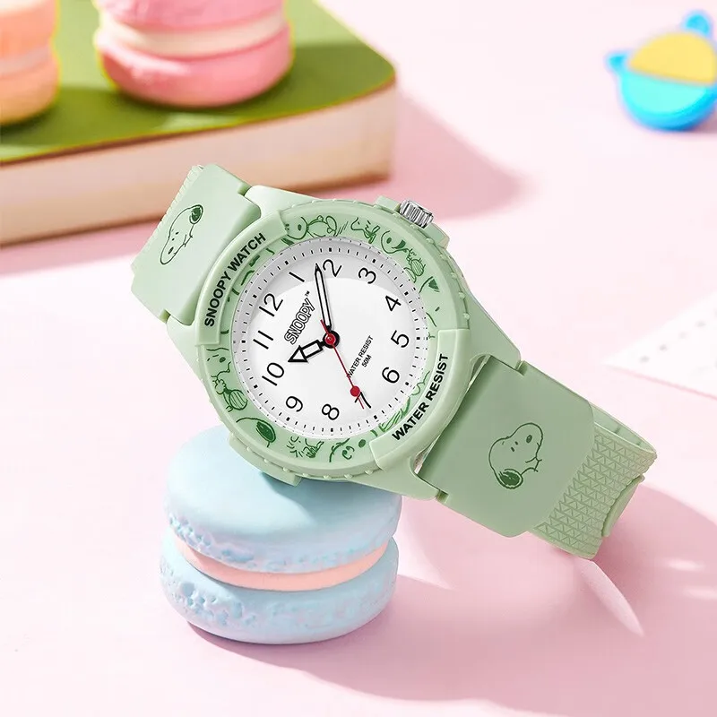 Snoopy Peanuts For Women Watch Japan Miyota Quartz Wristwatch Cartoon Graffiti Strap Girl Lady Student Clock Relogio Feminino