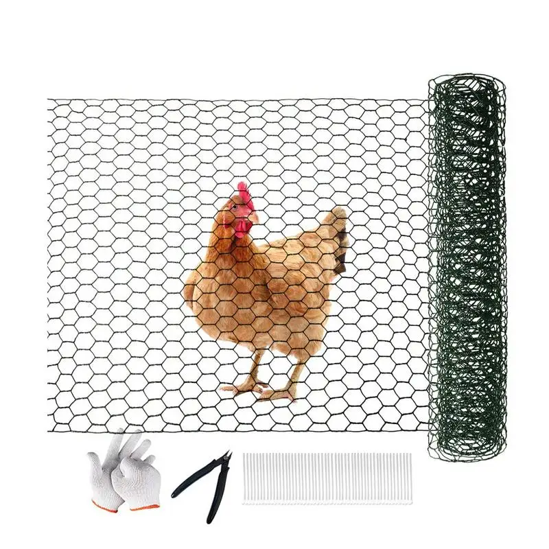 

Garden Wire Fence Mesh Hexagonal Chicken Netting Pet Rabbit Chicken Fencing Animal Household Garden Wire Net Scratch Resistant