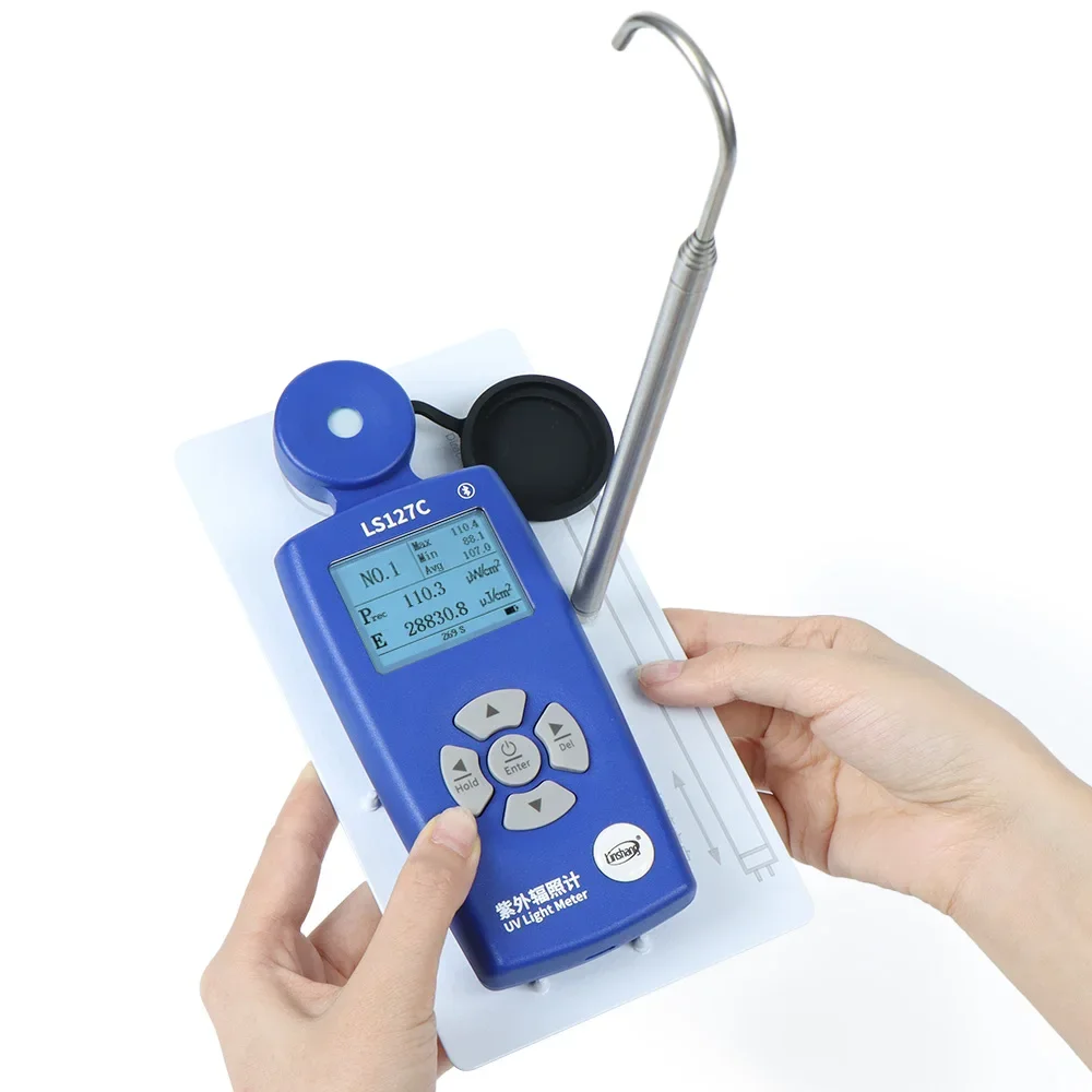 Custom LS127C 254nm Shortwave Germicidal Lamp Intensity Measurement Uv 254 Radiometer Uvc Light Meter