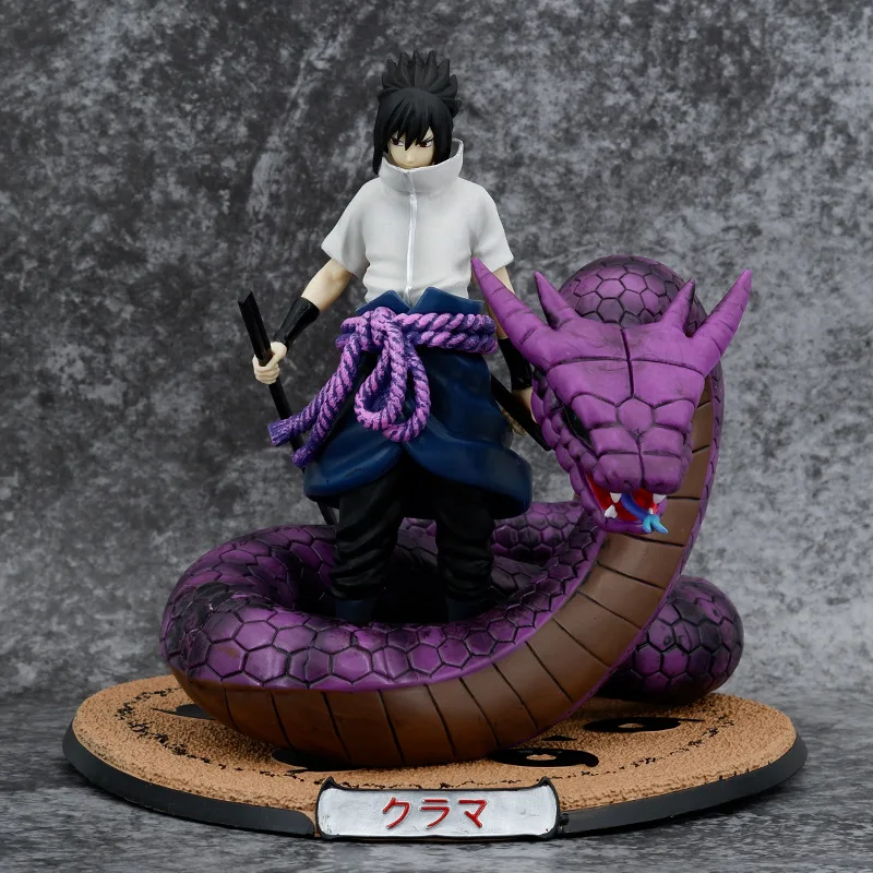 Naruto Figure Collection Statue Sasuke Action Figure PVC Model Yamata no Orochi Childhood Sasuke Bandai Toys Gifts