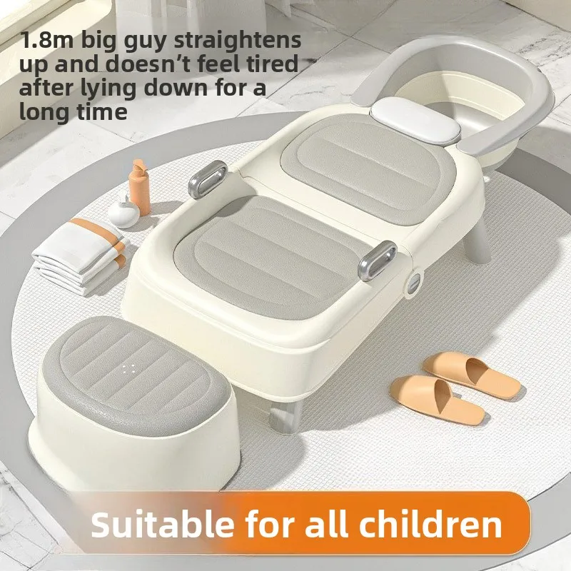 Foldable Hair Washing Chair for Pregnant Women Kids Adults Portable Shampoo Bed Home Spa