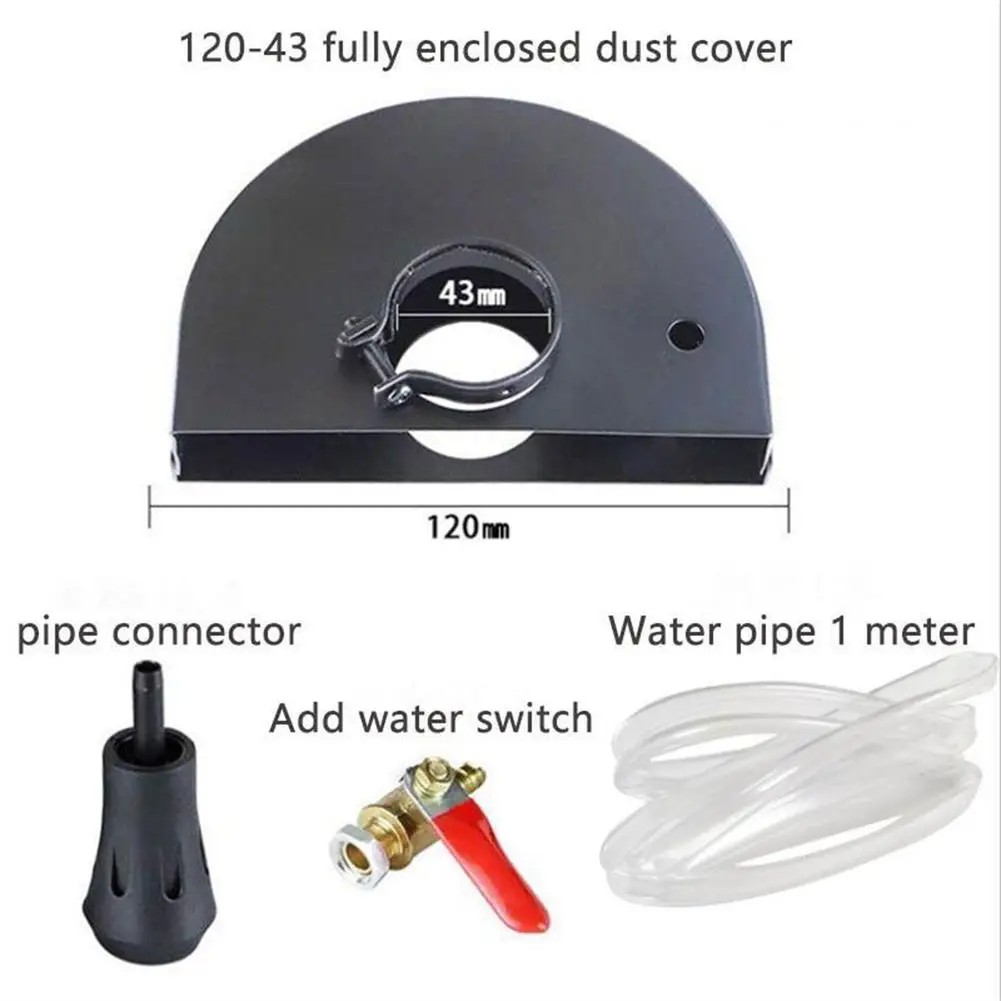 Imagem -03 - Angle Grinder Shield Conjunto Máquina de Corte de Água Base Tampa de Segurança com Bomba de Água 120*43 mm Angle Grinder Shield Conjunto Corte de Água