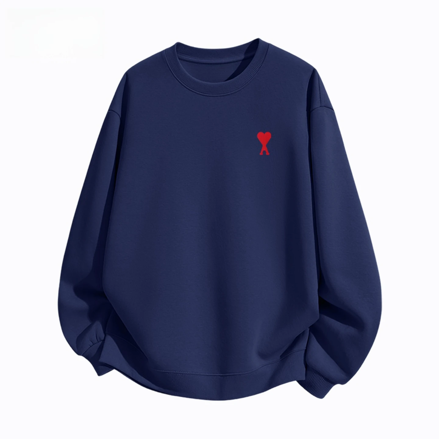 

Autumn and Winter Round-neck Sweatshirts with Printed Patterns for Both Men and Women, Without Hats