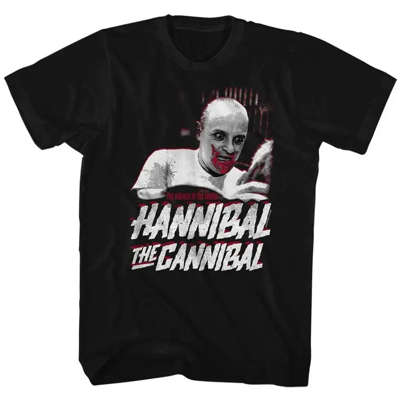 Silence of the Lambs The Cannibal Black Adult T-Shirt