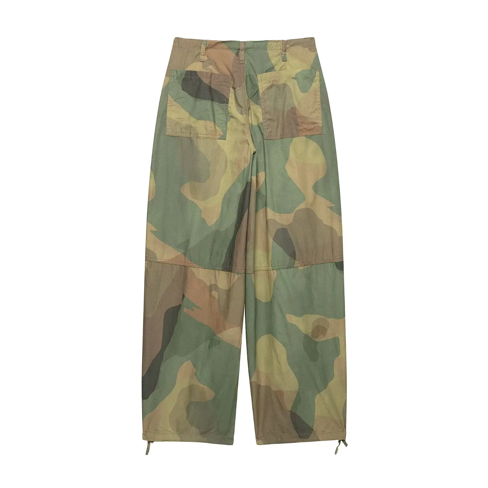 Women's Tie dye Cargo Pant With Lace Trousers With Hight Casual Loose Pant Streetwear Fashion Chic Pant Woman 2026 zanban Pant