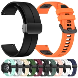 20 22mm Magnetic Buckle Silicone Strap for COLMI I28 Ultra/C61/P73/I31/P28 Plus Band M42/P71/P68/C81/V68/V70/V73/C8 Max Bracelet