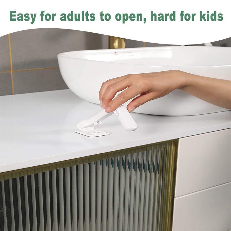 아기 안전 냉장고 잠금 장치, 어린이 잠금 장치, 가정 안전 제품, 단일 문짝 냉장고용, 쉬운 설치, 1 개