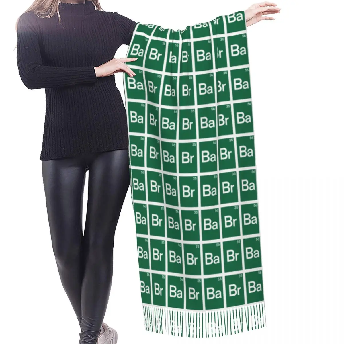 Breaking Bad Tassel Scarf Women Soft Walter White Shawls Wraps Ladies Winter Fashion Versatile Gift Scarves