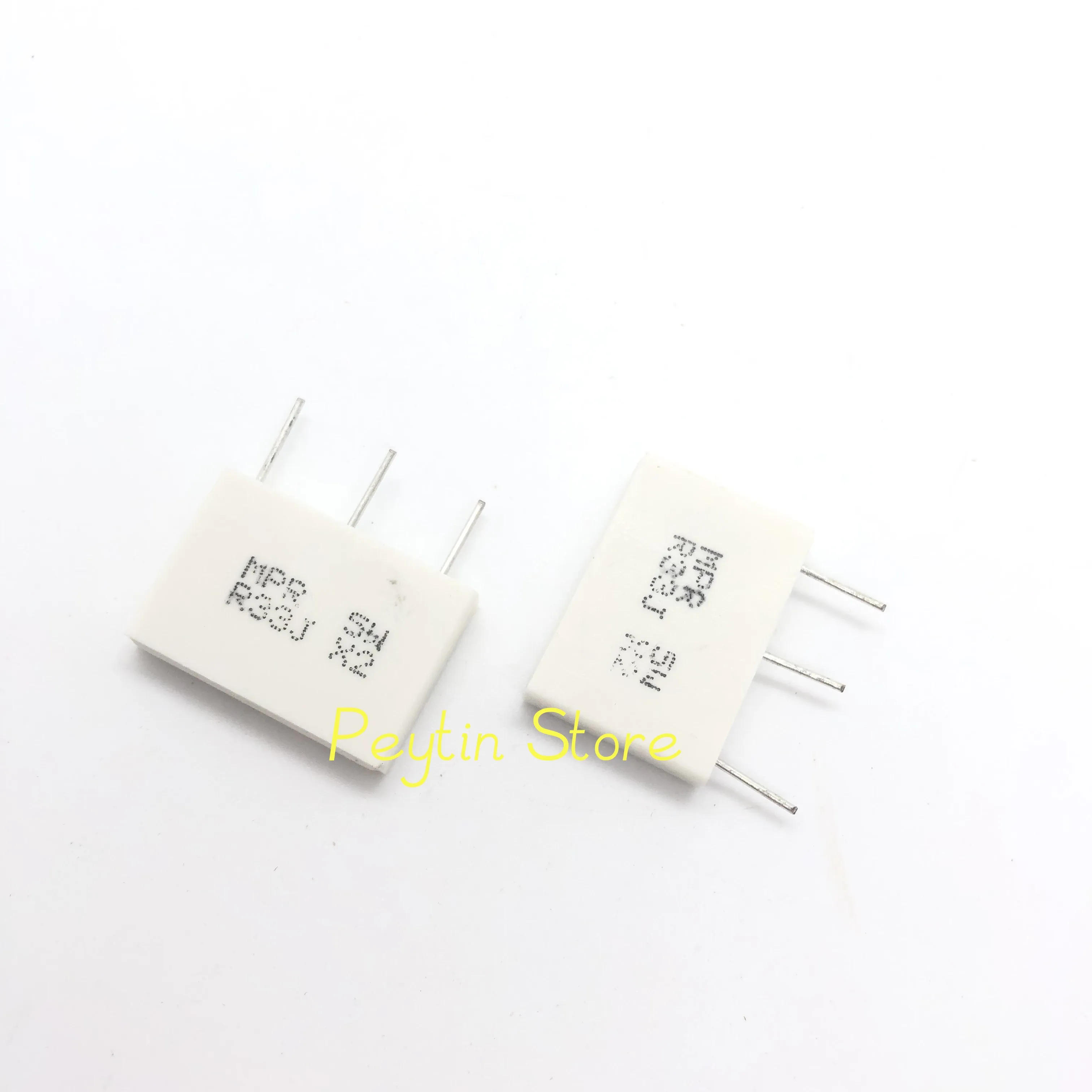 2ชิ้น5Wx2 MPR (5W + 5W) 0.18R 0.33R 0.22R 0.47R ตัวต้านทานซีเมนต์ขาตั้งกล้องแบบไม่เหนี่ยวนำ