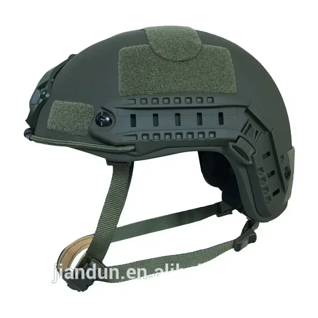 Casco Balístico JIANDUN, Casco Antibalas, Capacete, Casque, Nivel Táctico NIJ IIIA, 9mm .44, Casco Balístico de Aramida