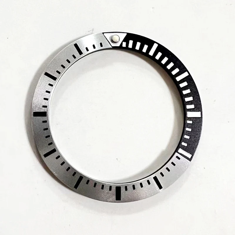 37.2mm*29.2mm Flat Watch Bezel Insert Fit for Seiko Tuna Watch Case NH35 Case Stainless steel Bezel Ring