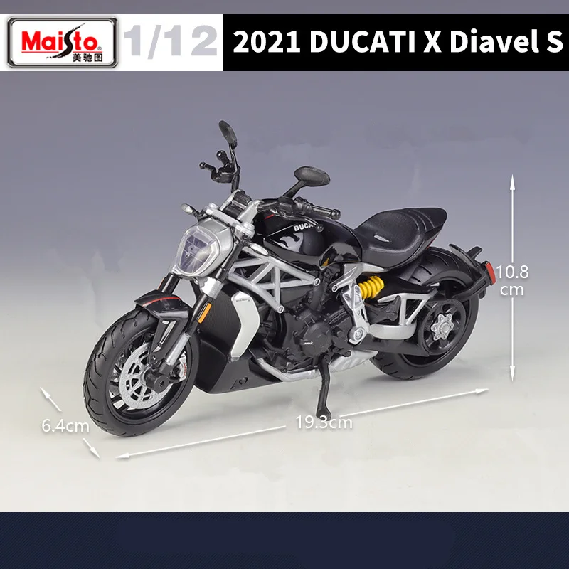 Assembly Version Maisto 1:12 Ducati X Diavel S Alloy Sports Motorcycle Model Diecast Street Racing Motorcycle Model Kid Toy Gift