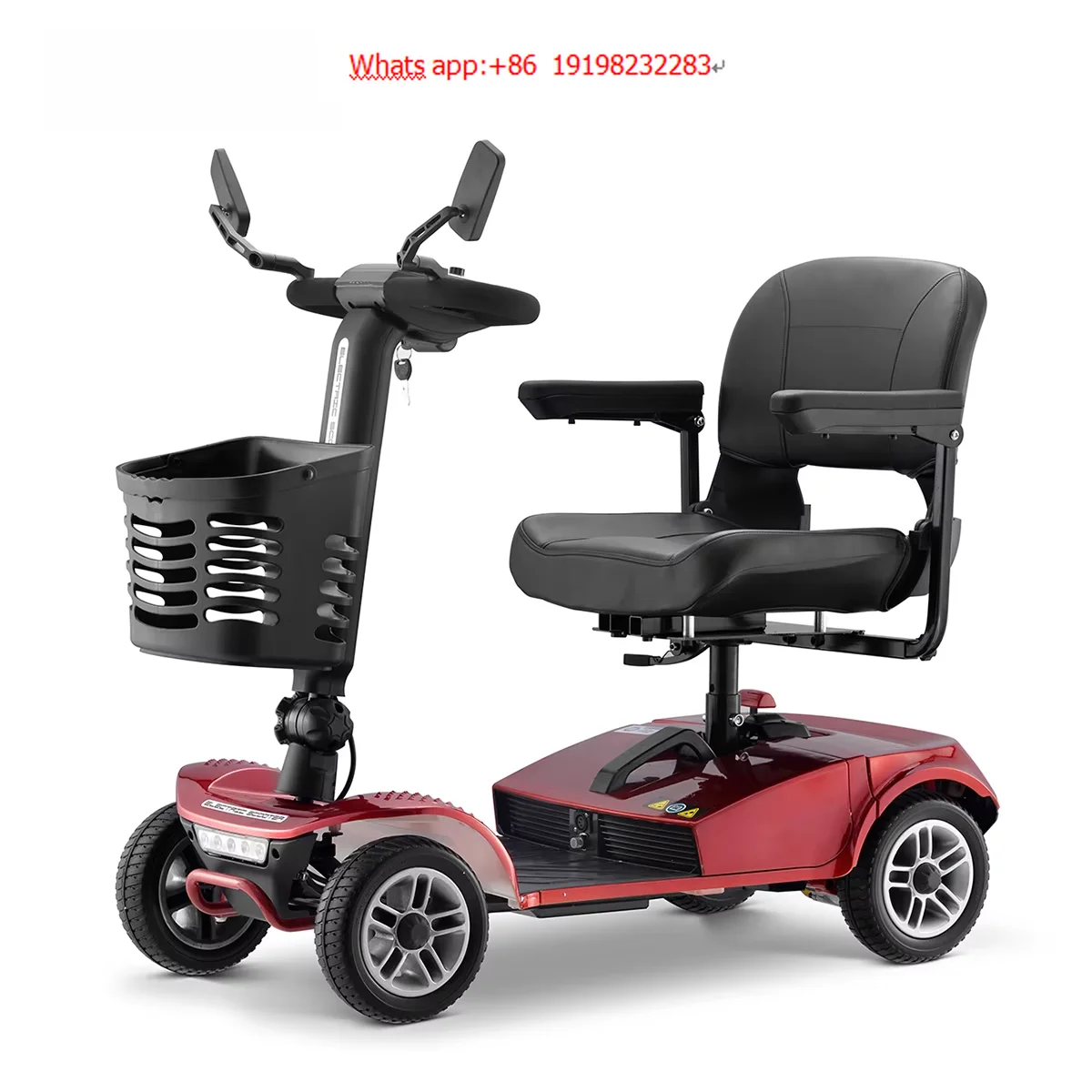 

High Quality Mobility Old Person Newest Outdoor Compact Travel 4 Wheel Electric Scooter for Elderly
