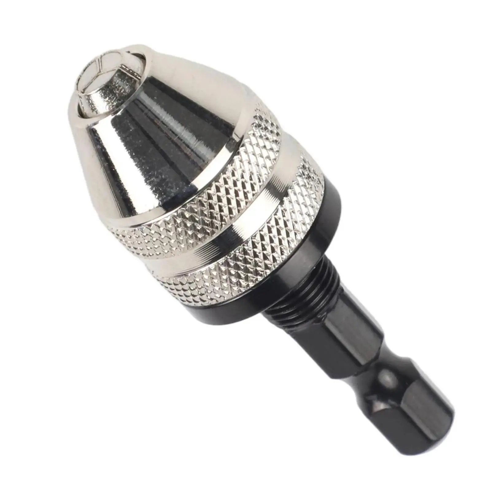 Keyless Hex Shank Drill Chuck Adapter Converter 0 3 3 4mm for Power Tools Enables Quick Drill Bit Changes and Secure Bit Locking