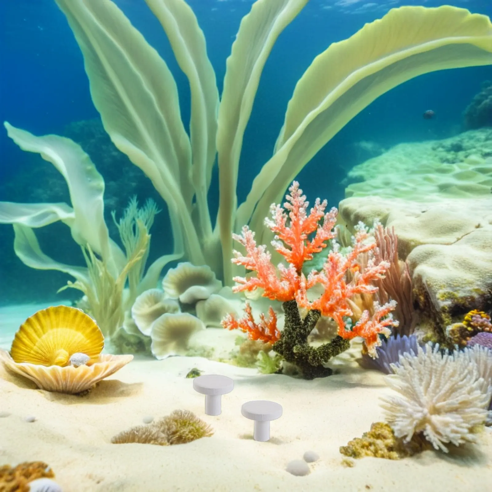 

25 шт. аксессуаров для аквариума: керамические подставки-держатели для кораллов, основания для коралловых растений