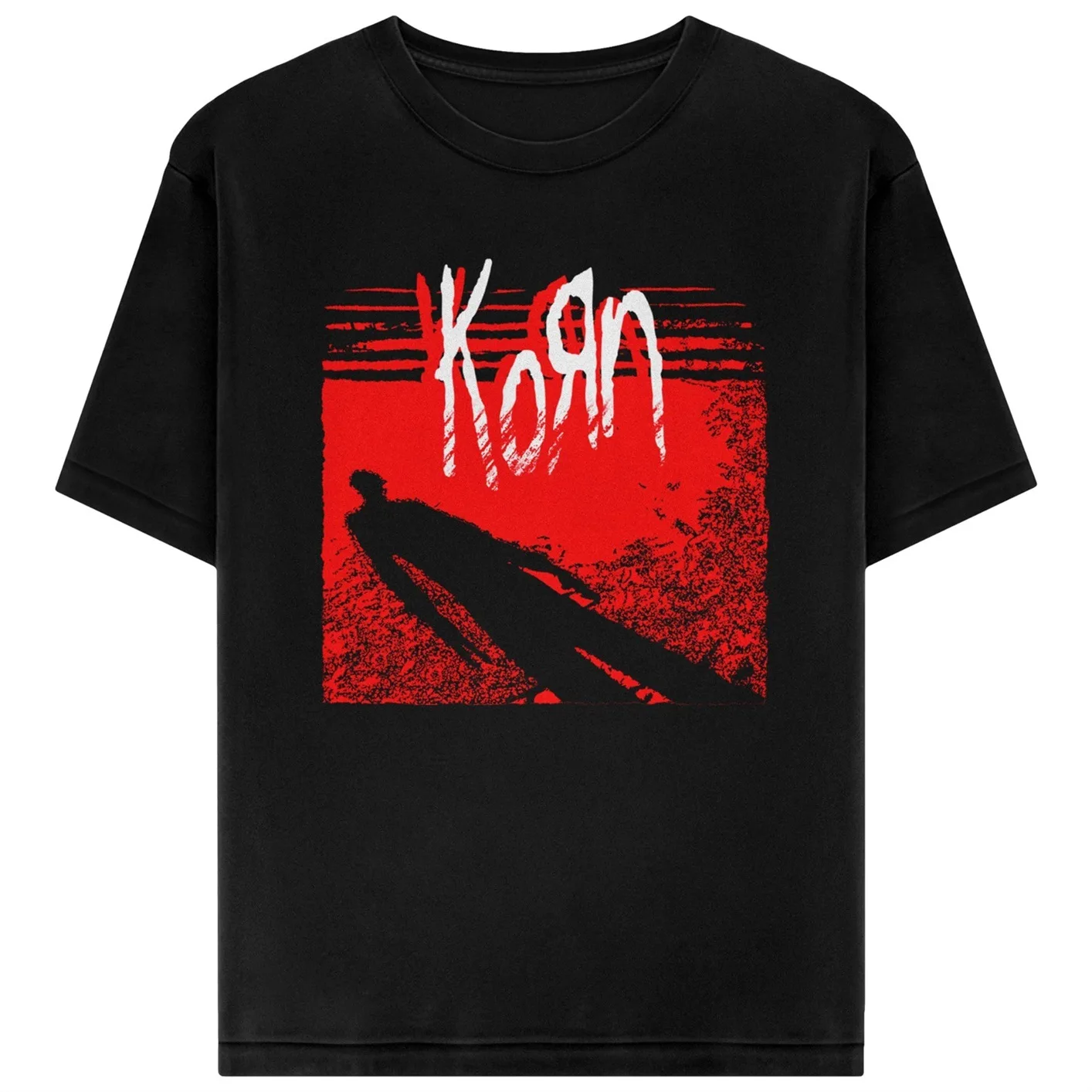 

Korn Metal Band Graphic Cotton Tshirt Unisex Women Men Short Sleeve Oversized Loose Tshirt Casual Vintage Retro Daily Brand Tees