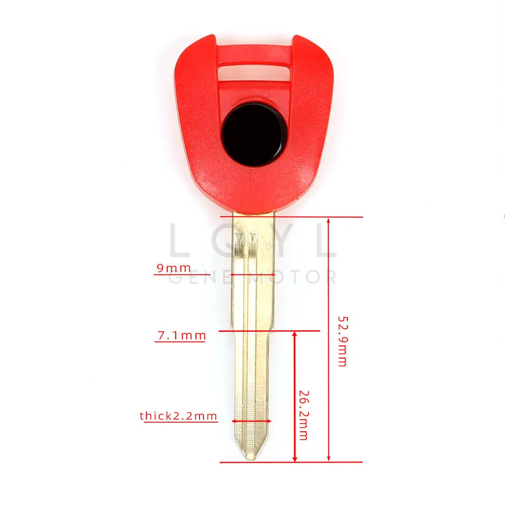 Llave en blanco para motocicleta, repuesto sin cortar para HONDA CBR600RR, CBR1000RR, CBR900RR, CBR954RR, VTR1000, NC700, CB400, CBR600, F4 i, 3 unidades