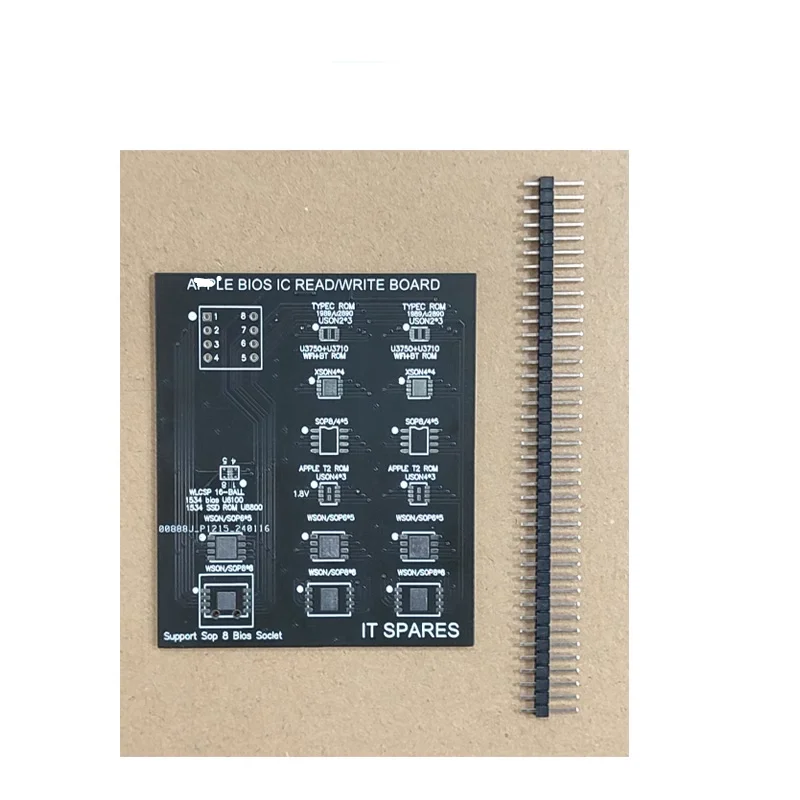 Upgrade 7-in-1  for A-p-ple Bios read-write download burner adapter board T2 Rom serial number modification