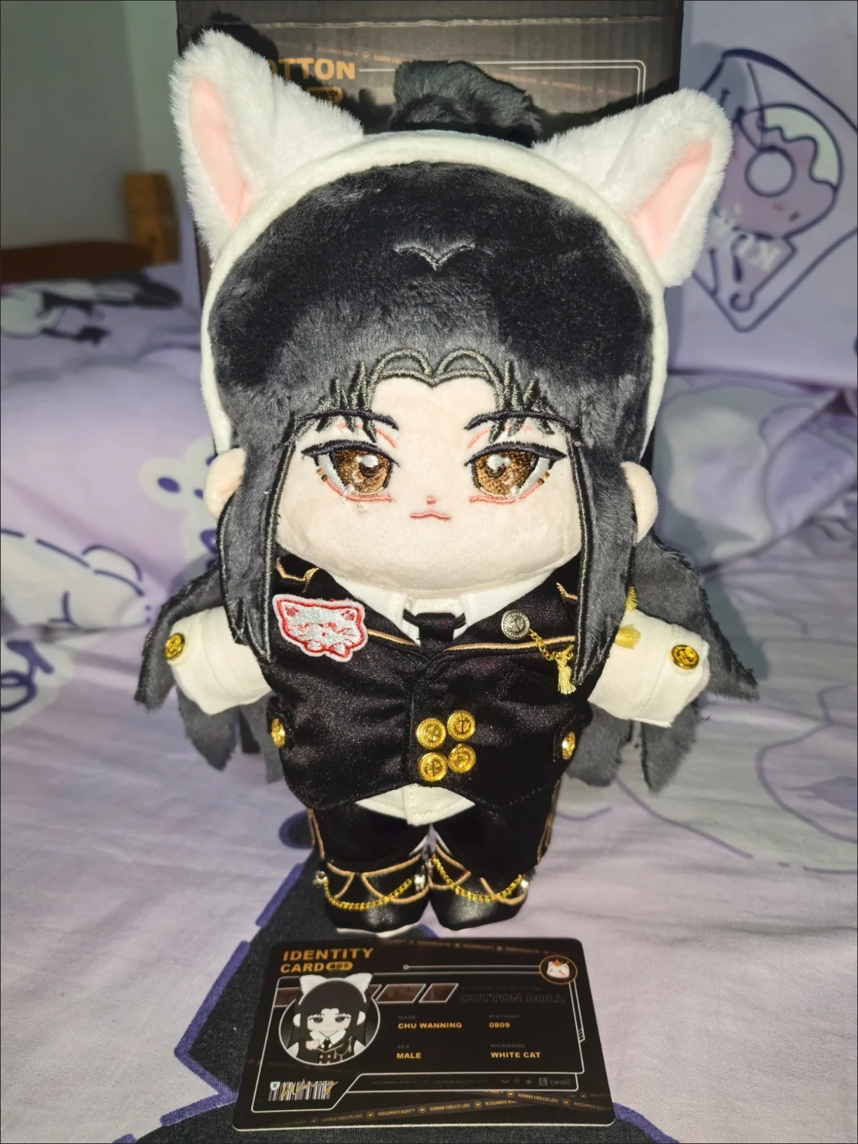 The Husky and His White Cat Shi Zun 20 Cm Doll Stuffed Anime Chu Wanning Mo Ran BL Clothes Toy Plush Cosplay Kids Birthday Gift