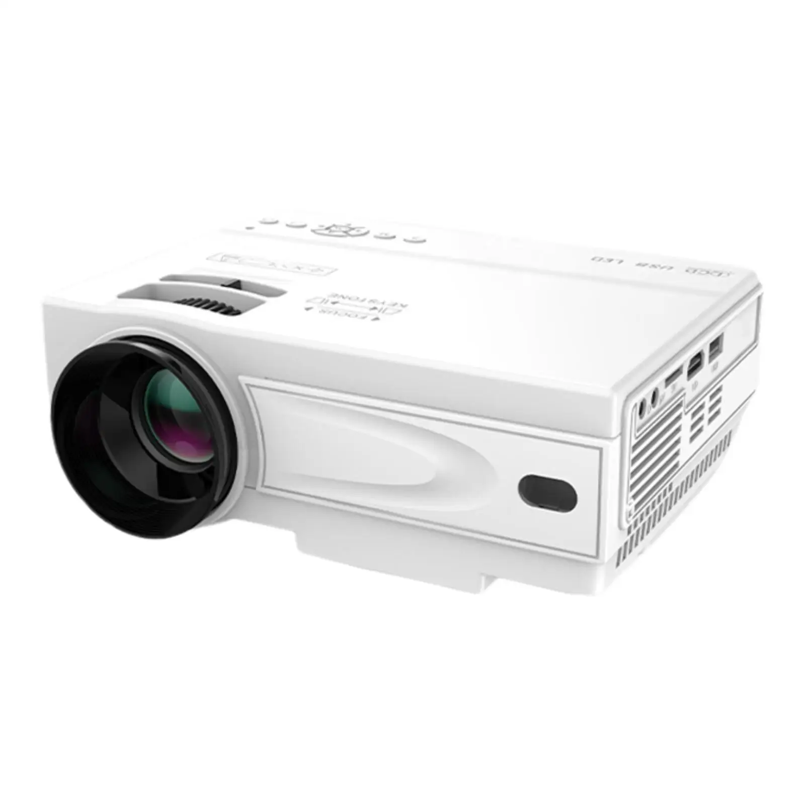 WiFi Bt Projector Compact 1080P Portable Projector for Meeting USB PC