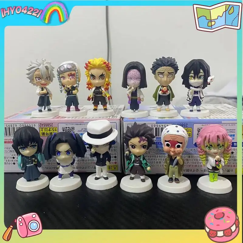 Rikugien Demon Slayer: Kimetsu Mini-Figur, trendige Blindbox, Serie 2, Chara Daru, Sammlerartikel, Spielzeug und Hobbys mit Anime-Motiv